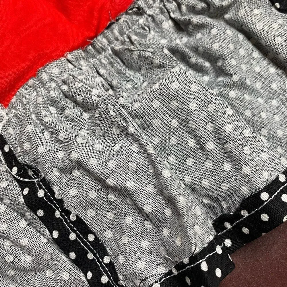 Softball Theme Polka Dot Doggy Dress
